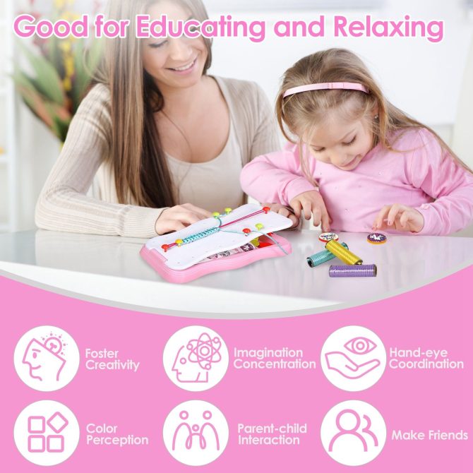 Bracelet Making Kit DIY Arts and Crafts Toys Kids Travel Activity Set Birthday Gifts For 6 7 8 9 10 11 12 Year Old Girls - Image 6