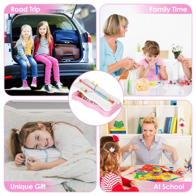 Bracelet Making Kit DIY Arts and Crafts Toys Kids Travel Activity Set Birthday Gifts For 6 7 8 9 10 11 12 Year Old Girls - Image 10