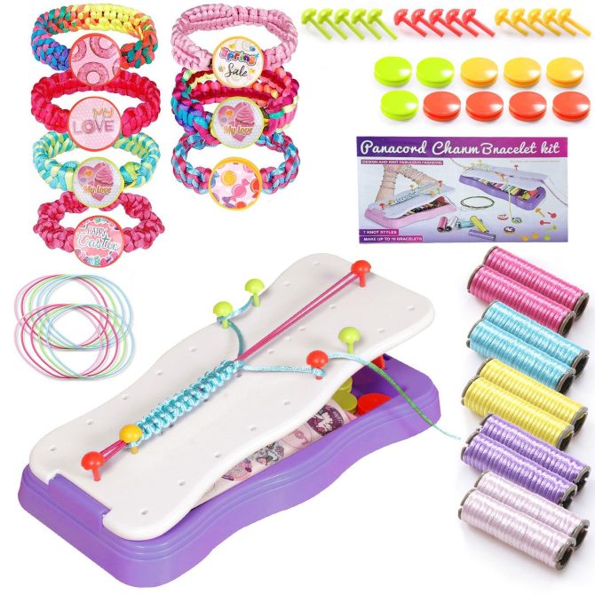Bracelet Making Kit DIY Arts and Crafts Toys Kids Travel Activity Set Birthday Gifts For 6 7 8 9 10 11 12 Year Old Girls - Image 14