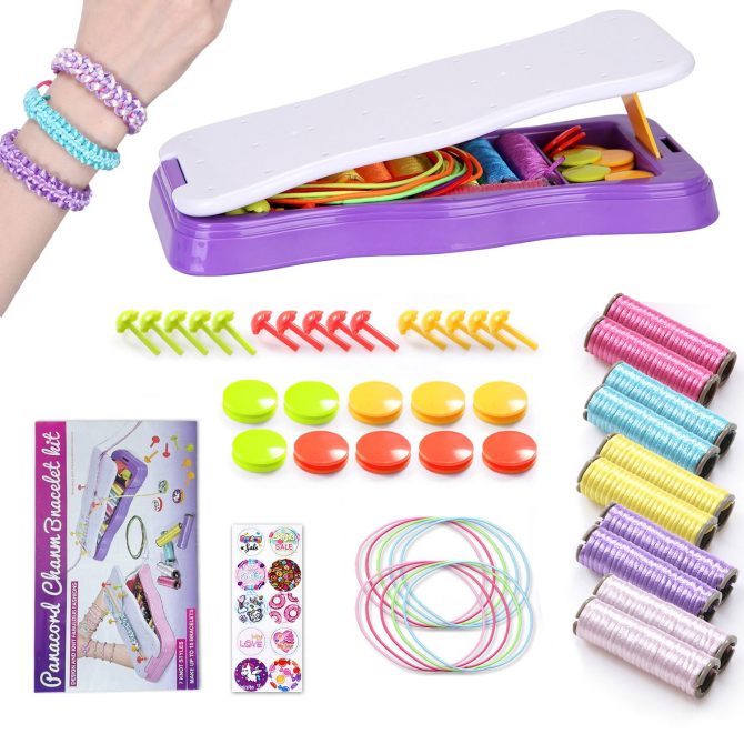 Bracelet Making Kit DIY Arts and Crafts Toys Kids Travel Activity Set Birthday Gifts For 6 7 8 9 10 11 12 Year Old Girls - Image 12