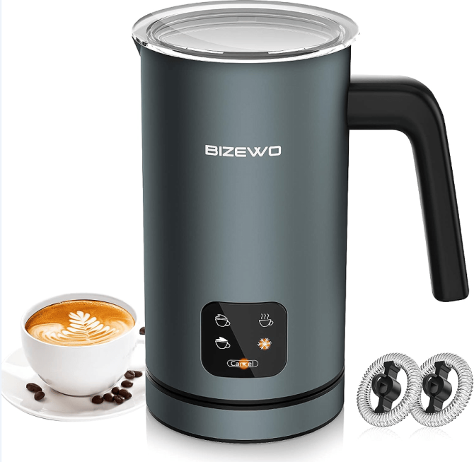 300W Multifunctional cold / hot milk foam 300ml Fully Automatic Milk Heater 360° rotating base SUS304 without BPA adjustable temperature and thickness cappuccino chocolate protein powder mixer cold - Image 15
