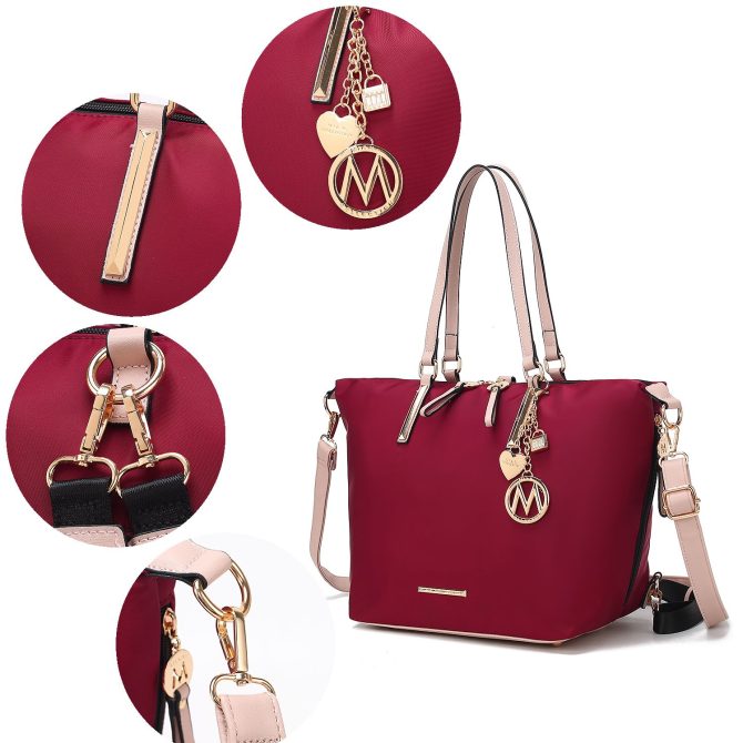 MKF Collection Layla Women's Tote Bag Convertible In Backpack By Mia K - Image 16