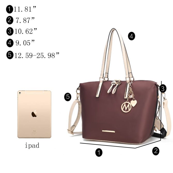MKF Collection Layla Women's Tote Bag Convertible In Backpack By Mia K - Image 45