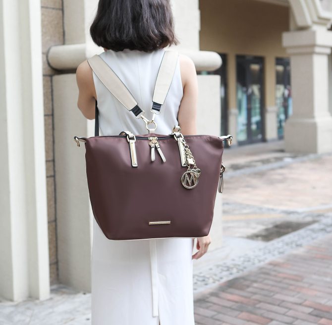 MKF Collection Layla Women's Tote Bag Convertible In Backpack By Mia K - Image 7