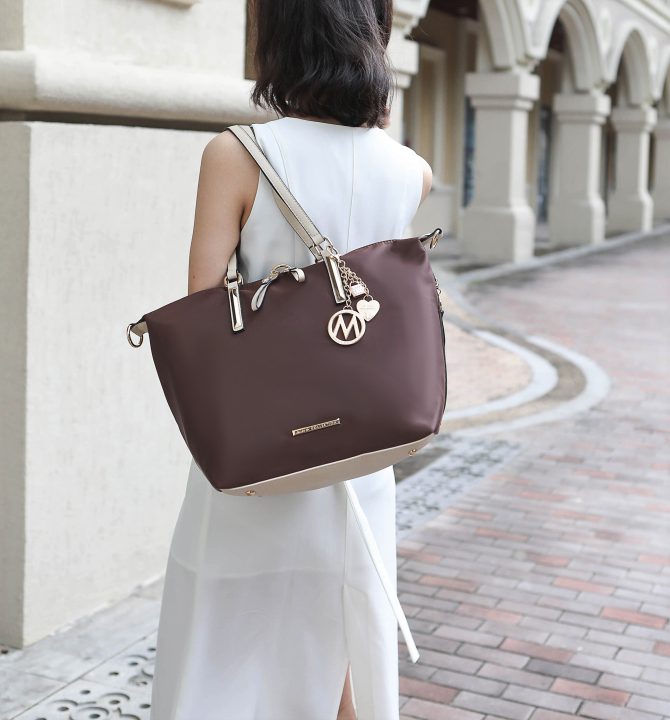 MKF Collection Layla Women's Tote Bag Convertible In Backpack By Mia K - Image 9