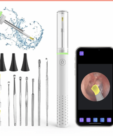 Digital Otoscope with Ear Wax Removal Tool