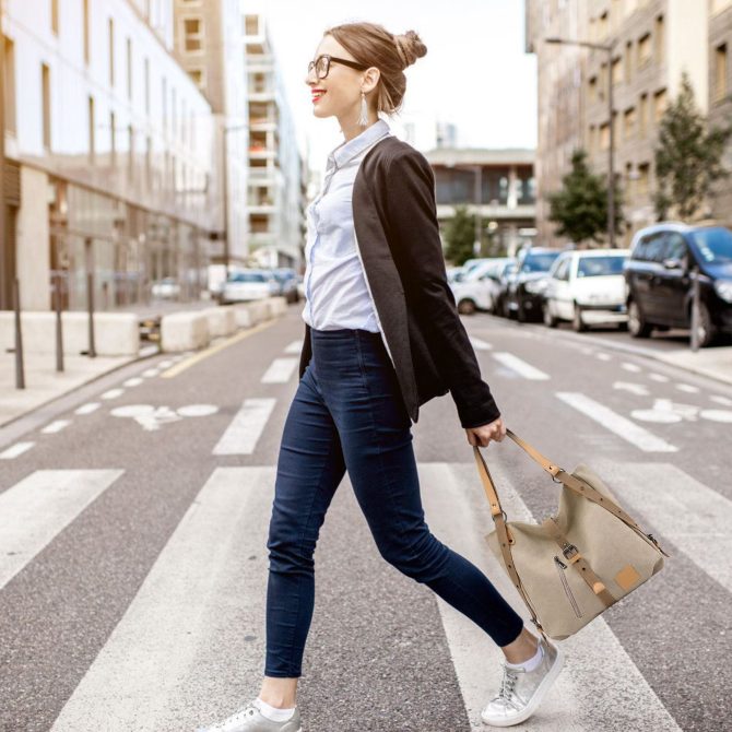 Ladies Canvas Tote Bag Multifunctional Purse Handbag Adjustable Shoulder Rucksack Convertible Backpack Wear-Resistant Dirt-Proof For Women School Office Travel - Image 7