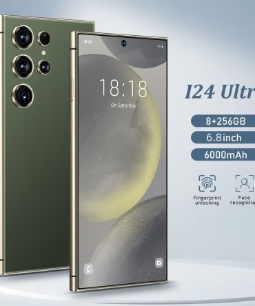 8GB+256GB I24 Ultra Android 13 Smartphone - 6.8"HD Display, 6000mAh Battery, Built-in Stylus Pen, Unlocked Cell Phone For Global Use(Dark green)