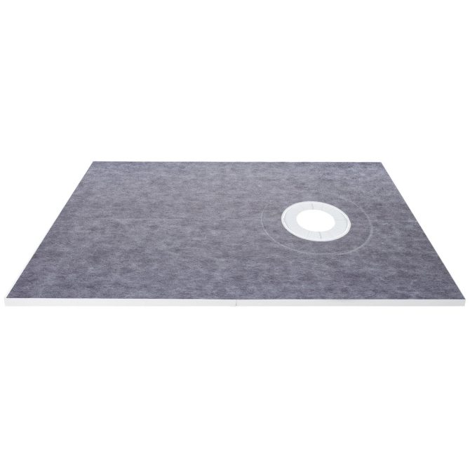 VEVOR Shower Curb Kit, 38"x60" Watertight Shower Curb Overlay with 4" ABS Offset Bonding Flange, 4" Stainless Steel Grate, 2 Cuttable Shower Curb and Trowel, Shower Pan Slope Sticks Fit for Bathroom - Image 11