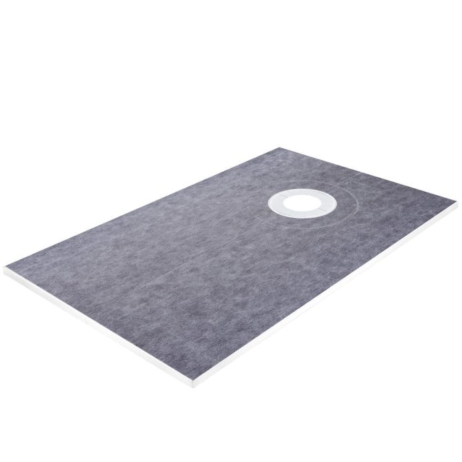 VEVOR Shower Curb Kit, 38"x60" Watertight Shower Curb Overlay with 4" ABS Offset Bonding Flange, 4" Stainless Steel Grate, 2 Cuttable Shower Curb and Trowel, Shower Pan Slope Sticks Fit for Bathroom - Image 9