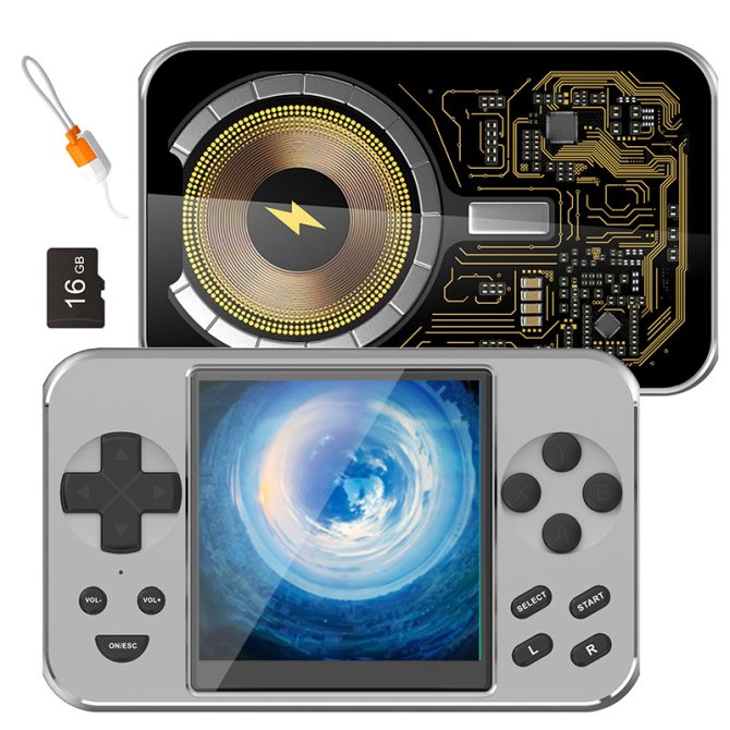Multifunctional Game Console Power Bank, 20W Wireless Magnetic Charging, 6000+ Built-in Classic Games, MP3, MP4, Digital Photo Frame, E-book, Movie Player Best Holiday Gift.(silver) - Image 3