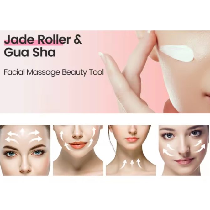 Gua sha Massage Tool 2 Pcs Gua Sha Facial Board Anti Aging Massager Gua Sha Stone Face Neck Body Gua Sha Scraper Facial Skin Care Products - Image 6