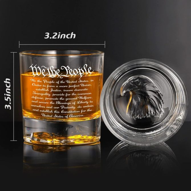 Whiskey Decanter Set with 2 Whisky Glasses - Image 3
