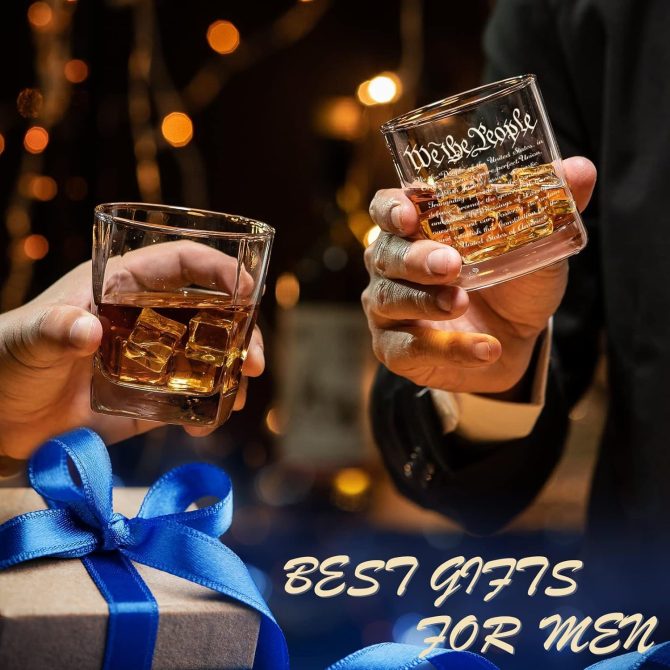 Whiskey Decanter Set with 2 Whisky Glasses - Image 6