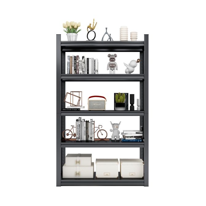 78"H 5 Tier Metal Shelves for Storage Garage Shelving 2000LBS Heavy Duty Storage Shelves Adjustable Garage Shelf Industrial Shelving Unit Storage Utility Rack,47.2"W*18"D*78"H,Black - Image 17