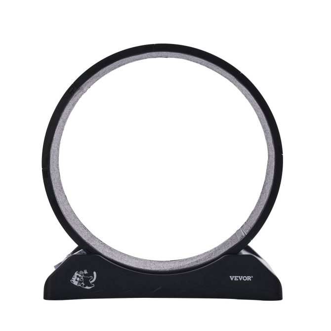 VEVOR Cat Exercise Wheel 31.5 in Large Indoor Cat Running Wheel Treadmill Black - Image 9