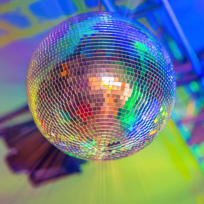 Mirror Disco Ball 20 In Silver Party Large Disco Ball with Hanging Ring - Image 8