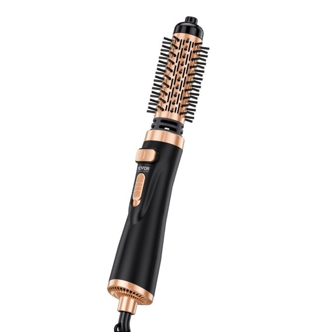 VEVOR Rotating Hair Dryer Brush Hot Air Styling Brush with 1.5" and 2" Head - Image 11
