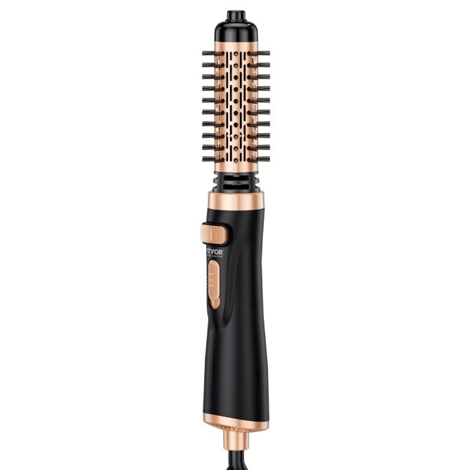 VEVOR Rotating Hair Dryer Brush Hot Air Styling Brush with 1.5" and 2" Head - Image 10