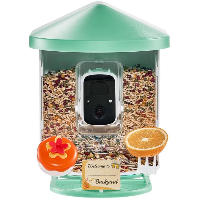 VEVOR Smart Bird Feeder with Camera 2K HD AI Identify Bird Species Auto Capture - Image 10