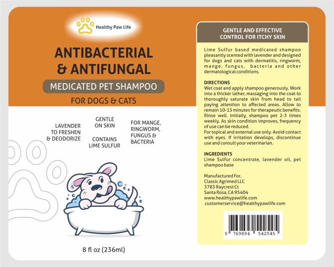 Lime Sulfur Pet Shampoo - Pet Care and Veterinary Solution for Itchy and Dry Skin - Safe for Dog;  Cat;  Puppy;  Kitten;  Horse - Image 5