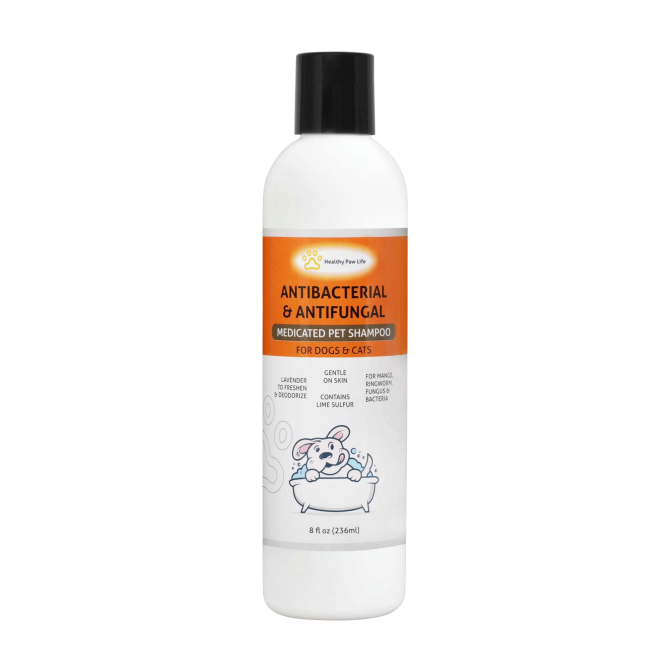 Lime Sulfur Pet Shampoo - Pet Care and Veterinary Solution for Itchy and Dry Skin - Safe for Dog;  Cat;  Puppy;  Kitten;  Horse