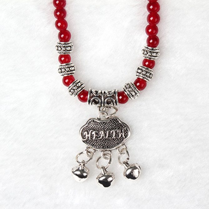 Red Agate Beaded Good Lock Bracelet - Image 4