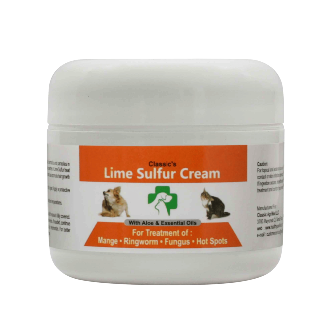 Lime Sulfur Pet Skin Cream - Pet Care and Veterinary Treatment for Itchy and Dry Skin - Safe Solution for Dog;  Cat;  Puppy;  Kitten;  Horse… - Image 5