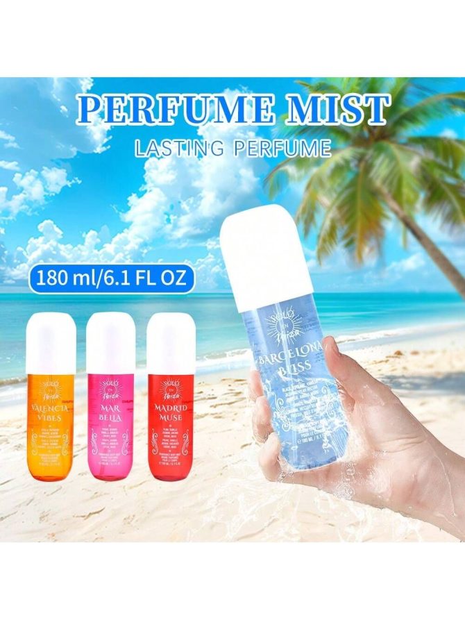 [SOLO EN IBIZA Mist] 4pcs Set SOLO EN IBIZA6.1fl.oz Long-Lasting Hair & Body Fragrance Misfor Women Perfect for Dating, Parties and GiftGiving - Image 74