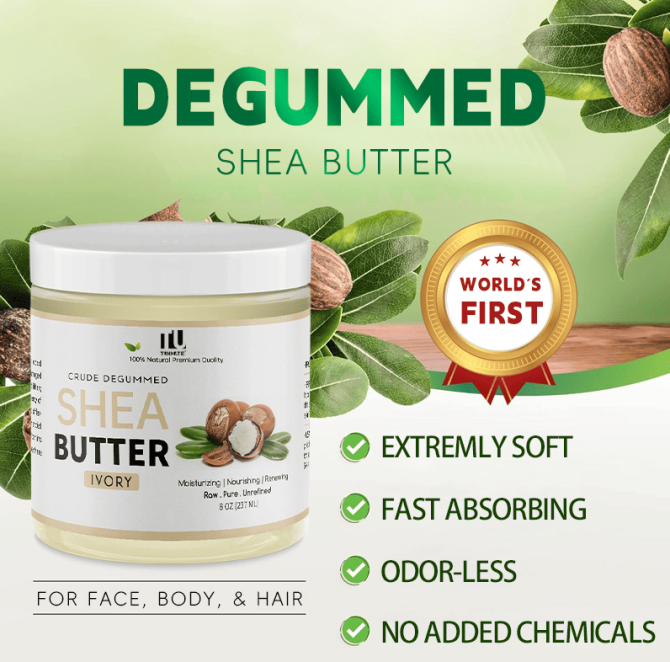 PSKC1008  shea oil natural body moisturizer, hyaluronic acid, capacity235ml(8oz) sales set 1*2pc, suitable for dry, cracked skin, eczema, stretch marks treatment and anti-aging, moisturizing - Image 4