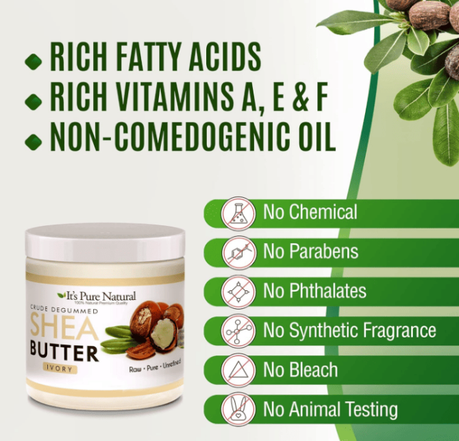 PSKC1008  shea oil natural body moisturizer, hyaluronic acid, capacity235ml(8oz) sales set 1*2pc, suitable for dry, cracked skin, eczema, stretch marks treatment and anti-aging, moisturizing - Image 10