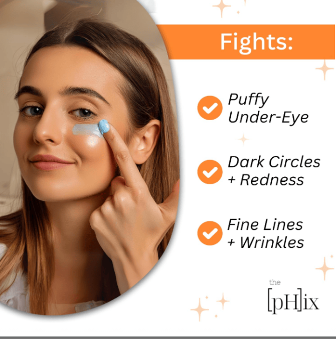 PSKA1015  Caffeine Eye Cream Vitamin C Eye Cream Capacity 55g*2 Sell 1*2pc dark circles, facial swelling, facial wrinkles and fine lines, caffeine eye cream contains hyaluronic acid, vitamin E, vitam - Image 12