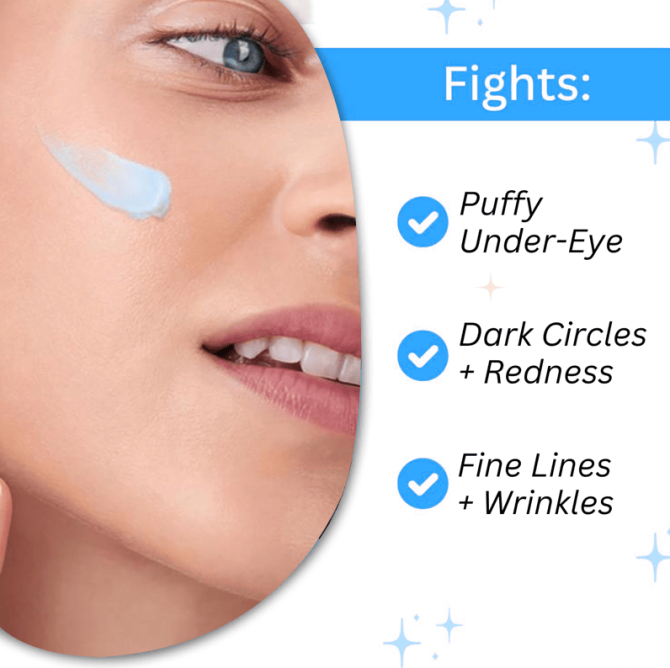PSKA1015  Caffeine Eye Cream Vitamin C Eye Cream Capacity 55g*2 Sell 1*2pc dark circles, facial swelling, facial wrinkles and fine lines, caffeine eye cream contains hyaluronic acid, vitamin E, vitam - Image 5