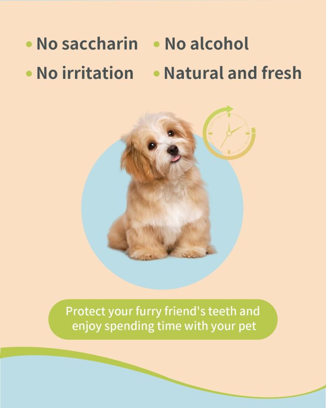 Dog Breath Freshener for Dogs & Cats Teeth Cleaning Spray Dog Bad Breath Pet Oral Care Spray 4fl.oz - Image 4