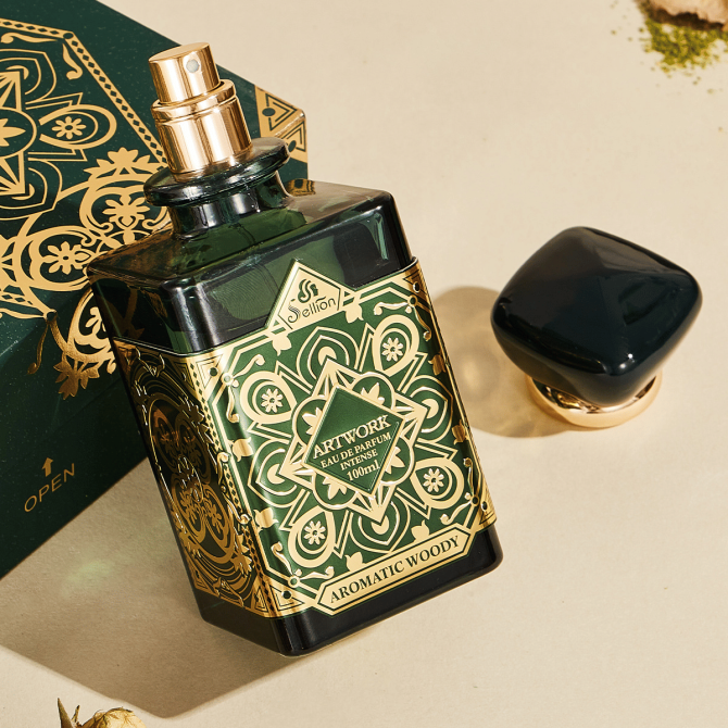 PS3949  Coffee Ebony Perfume Long-lasting Light Fragrance Fresh Fragrance/Deep Charm Wood Fragrance Collection Elegant Light Charm Men's/Women's Perfume, Fragrance 12-16% Fragrance 32h 100ml (3.38oz) - Image 3