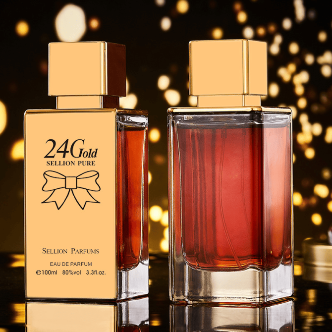 PS3896 High Luxury Beauty Perfume 540# Long-lasting Light Fragrance Fresh 24Gold Series Fragrance Lightweight Elegant Charm Women's Perfume, Fragrance 8-16% Fragrance 32h 100ml (3.38oz), - Image 3