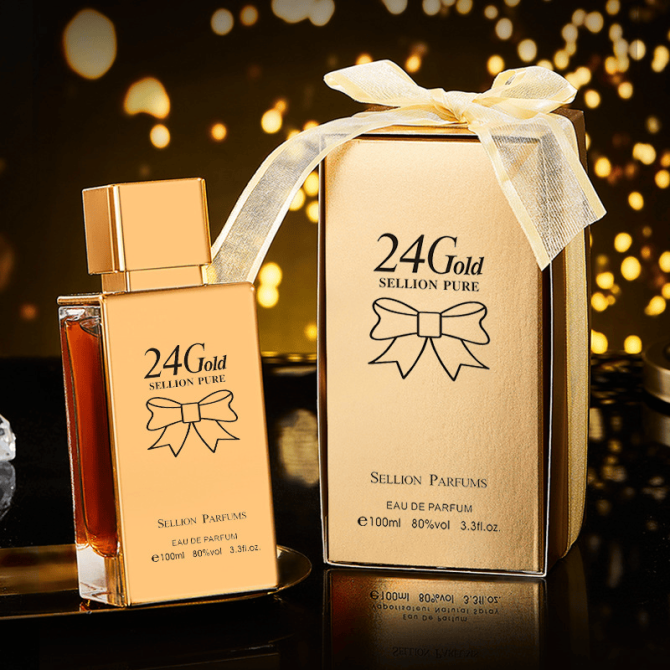 PS3896 High Luxury Beauty Perfume 540# Long-lasting Light Fragrance Fresh 24Gold Series Fragrance Lightweight Elegant Charm Women's Perfume, Fragrance 8-16% Fragrance 32h 100ml (3.38oz), - Image 5