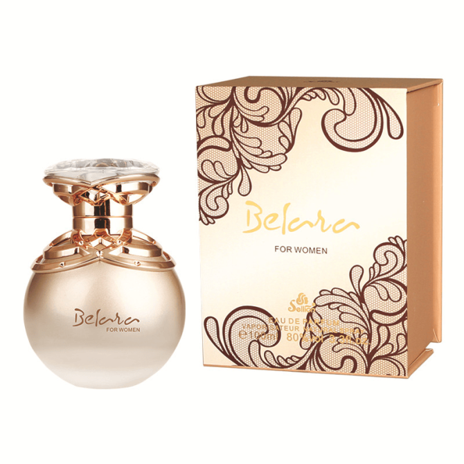 PS3542 Refined round bottle perfume, long-lasting and fresh scent, light and elegant, captivating women's fragrance12-18% fragrance retention, lasting 32h 100ml (3.38oz), fruit preserves, lemon, bitt - Image 2