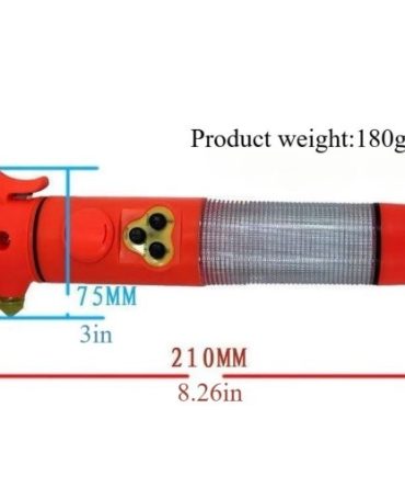 (BT-6118/BT6115)Red/Yellow Multi-functional car safety hammer with Flashlight