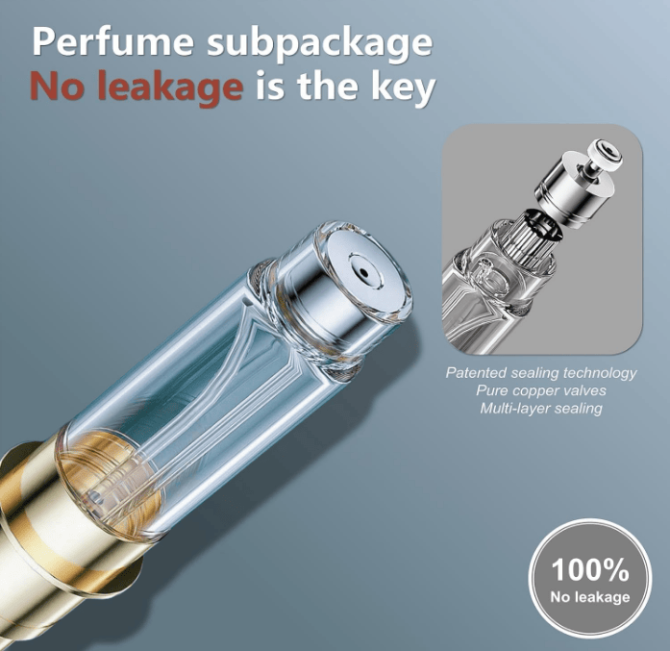 PSXCYB010green   10ml luxury perfume bottle, portable perfume bottle, magnetic suction leather leak-proof Refillable perfume bottle cologne spray, travel mini perfume bottle thick glass bottle travel - Image 17