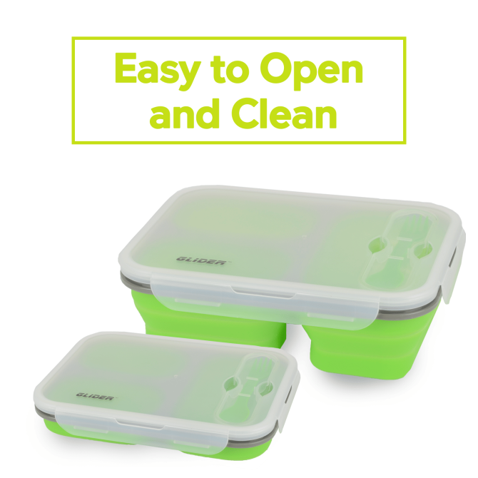 GLIDER LB Green Bento Premium Lunch Box & Food Storage Containers - Image 3