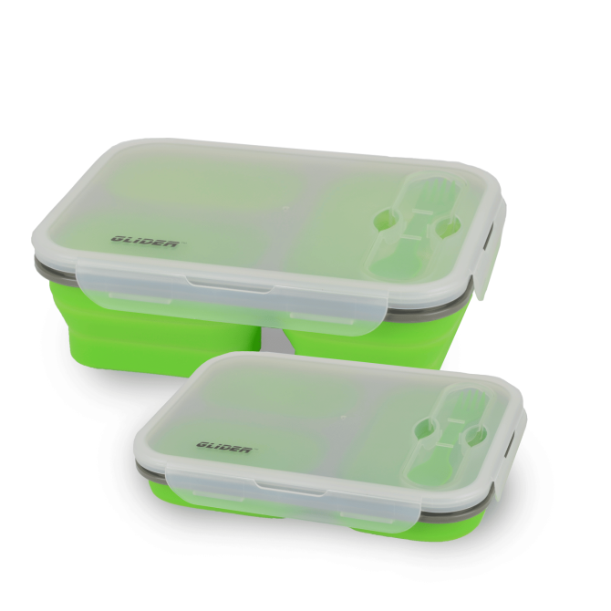 GLIDER LB Green Bento Premium Lunch Box & Food Storage Containers