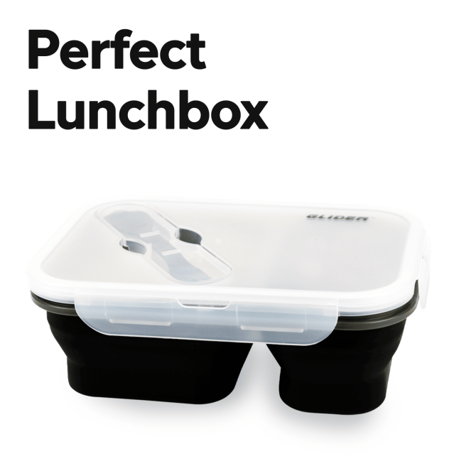 GLIDER LB Black Bento Premium Lunch Box & Food Storage Containers - Image 4