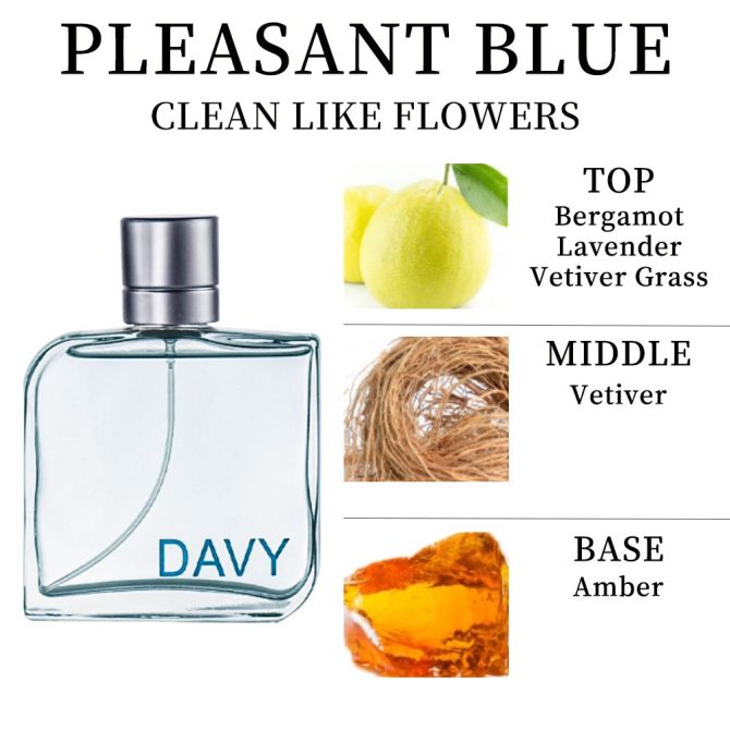 3.4 Fl Oz Men's Eau De Toilette Spray, Long-Lasting Perfume, Notes Of Bergamot, Lavender And Vetiver Grass Flavor, Perfect For Dating, Daily Life, Parties, Gift Giving - Image 3