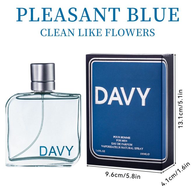 3.4 Fl Oz Men's Eau De Toilette Spray, Long-Lasting Perfume, Notes Of Bergamot, Lavender And Vetiver Grass Flavor, Perfect For Dating, Daily Life, Parties, Gift Giving - Image 8