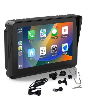 Portable Wireless IPS Touch Screen Waterproof Car Monitor for Motor Bike
