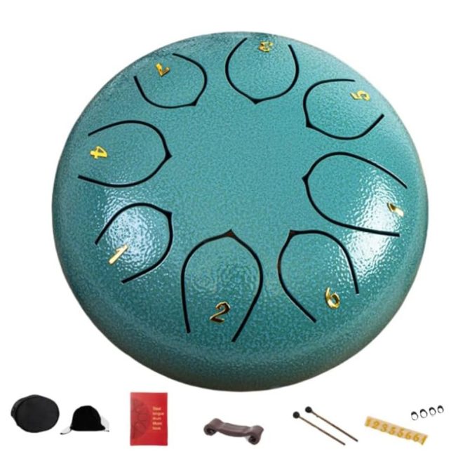 6 Inches 8 Notes Steel Tongue Drum