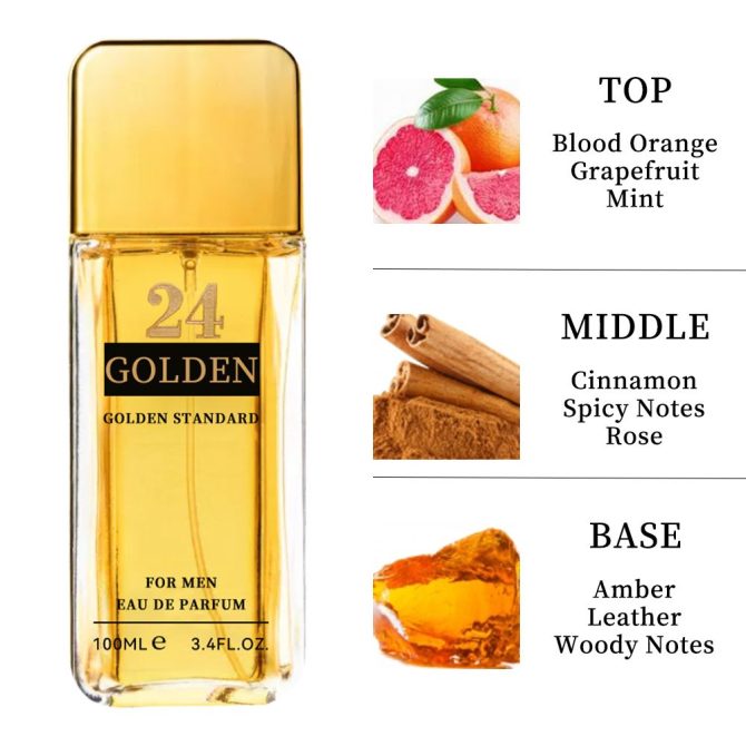 3.4f.0zMen's Eau De Toilette Spray, with Amber & Cinnamon Long-Lasting Perfume, Perfect forDating, Daily Life, Parties, Gift Giving, Notes OfBlood Orange, Grapefruit, Mint - Image 18