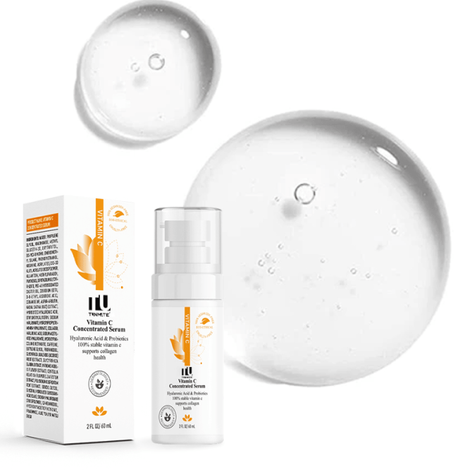 PSKB1016 Vitamin C Concentrated E Anti-Aging Regeneration Essence Day and Night Moisturizing Esence Contains Ethanol Acid and Vitamin A, Advanced Facial Skin Care Capacity 60ml*2 Sales Set 1*2pc Skin - Image 6