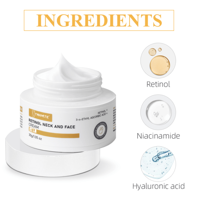 PSKA1007 Tightening and Wrinkle-Reducing Face Cream, 30g*2,1*2pc. Brightens skin, reduces fine lines, and provides hydration, nourishment, whitening - Image 3